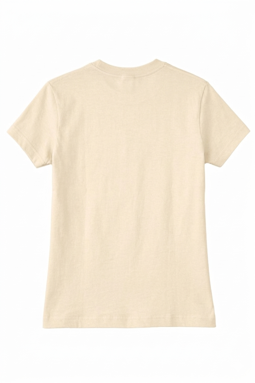 COTTON T-SHIRT BIEGE