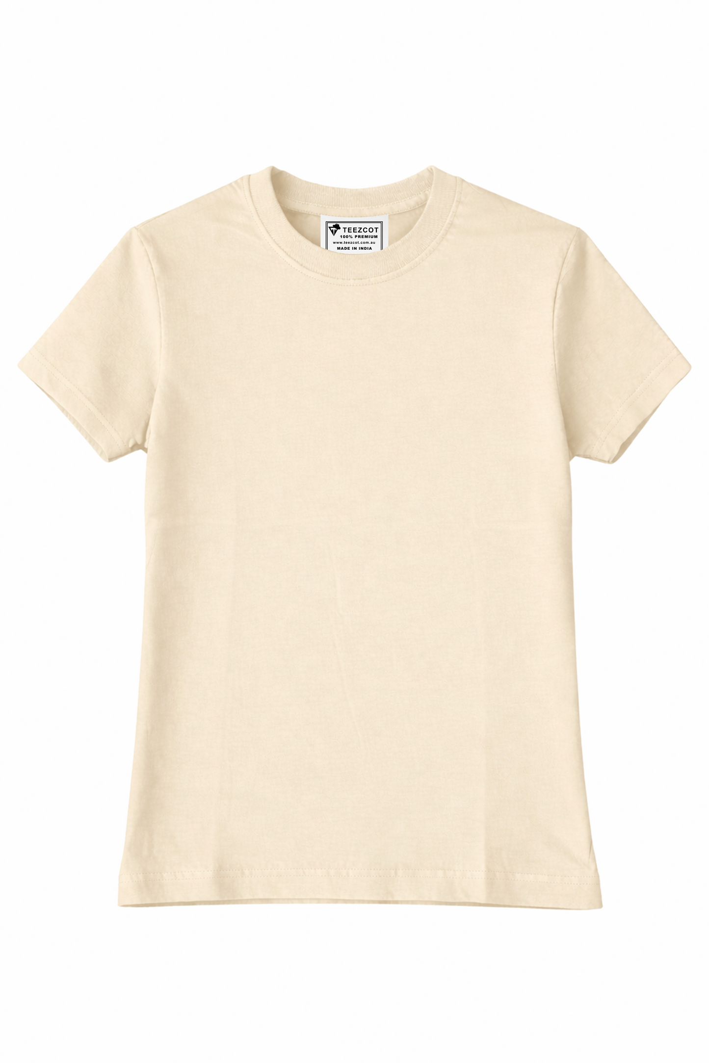 COTTON T-SHIRT BIEGE