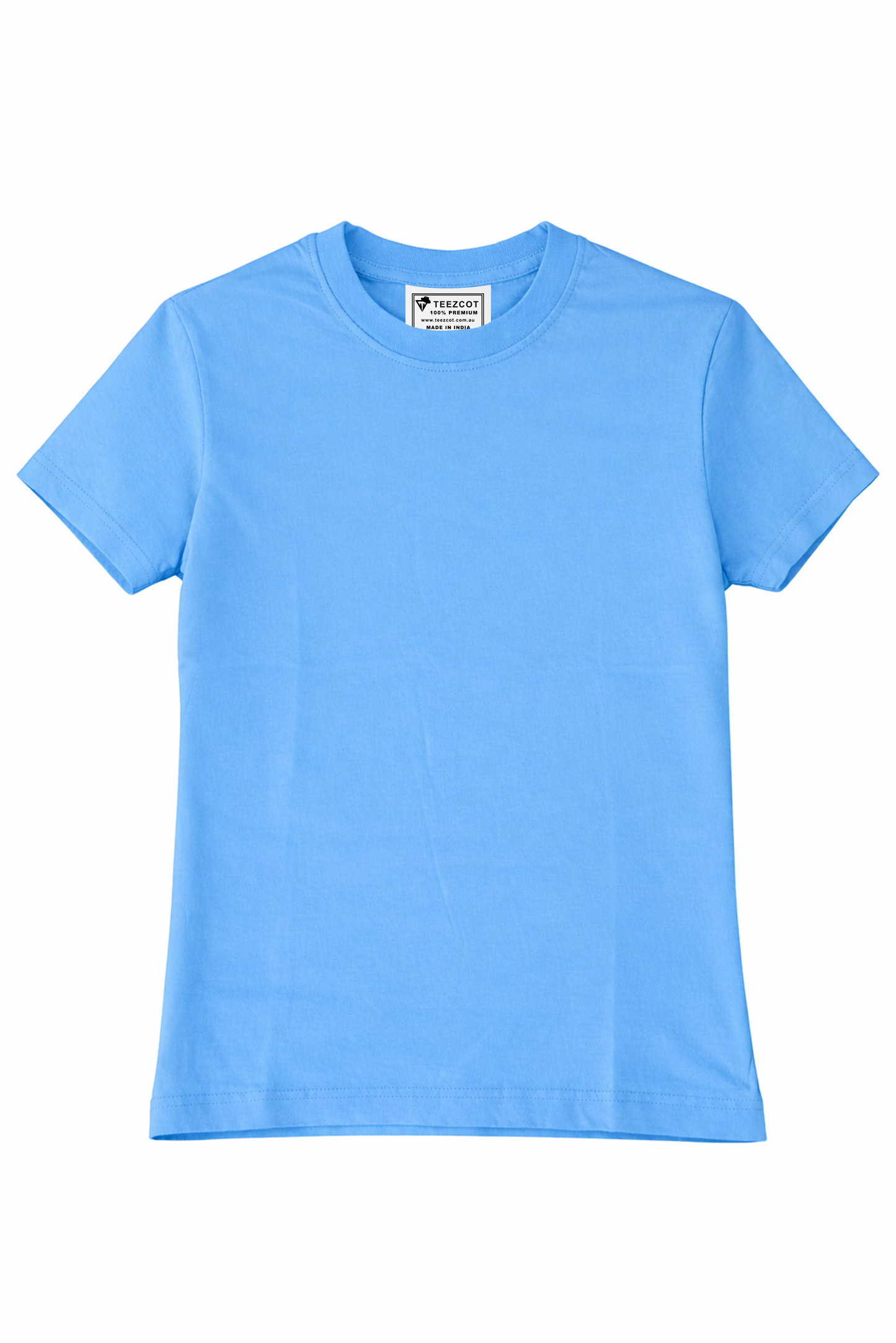 COTTON T-SHIRT SKY BLUE