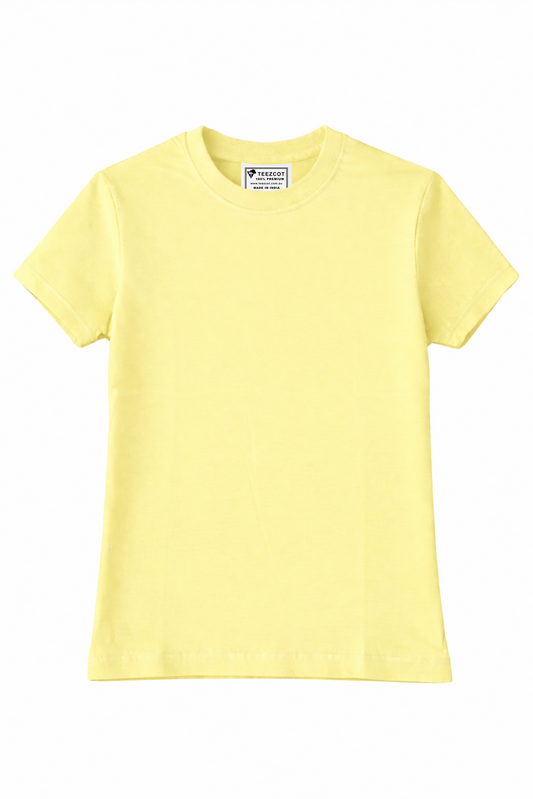 COTTON T-SHIRT LIME YELLOW